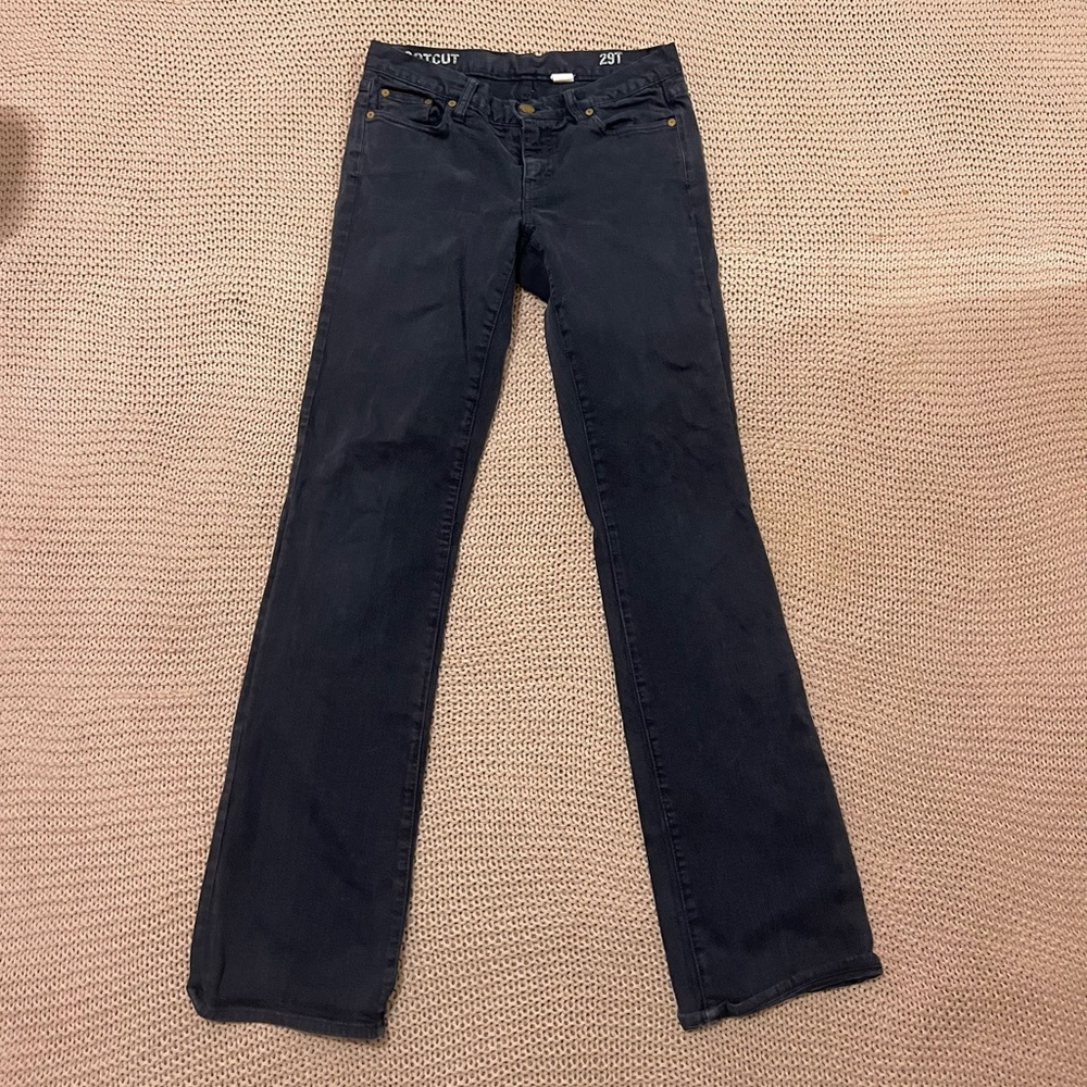 J. Crew Dark Blue/Navy Bootcut Mid Rise Jeans